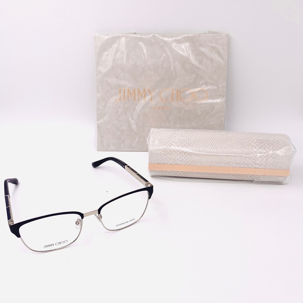 Jimmy Choo JC 192 Matte Black Prescription Glasses MSRP $409
